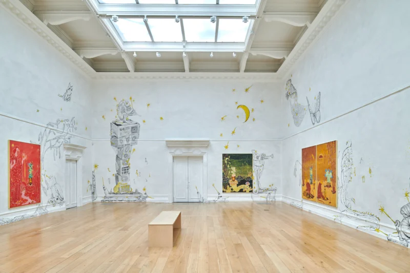 Installation shot from Paulo Nimer Pjota: Encantados, @ South London Gallery