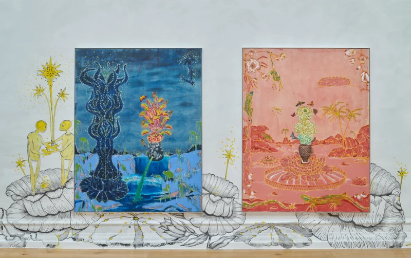 Installation shot from Paulo Nimer Pjota: Encantados, @ South London Gallery
