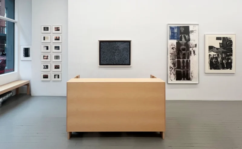 Installation shot from ROLLING STONES: MAKING LITHOGRAPHS, @ Susan Sheehan Gallery