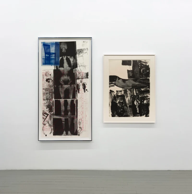 Installation shot from ROLLING STONES: MAKING LITHOGRAPHS, @ Susan Sheehan Gallery