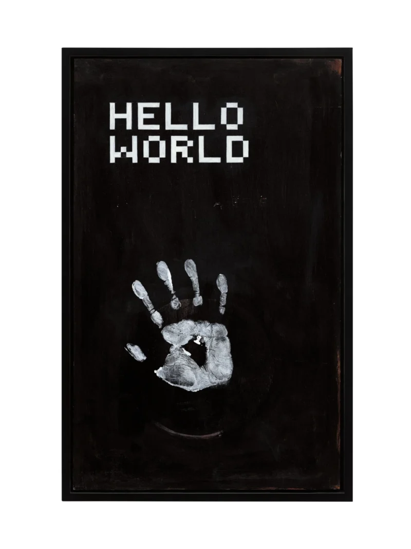 Keith Tyson, Artmachine Iteration no. 1.1: Hello World, 1991