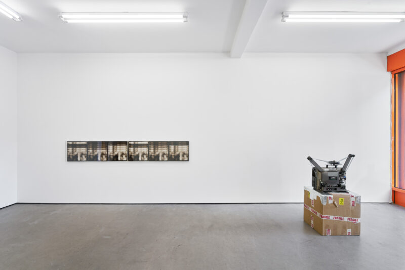 Installation shot from Ted Le Swer: Comrades, Sleep Faster!, @ Soup Gallery
