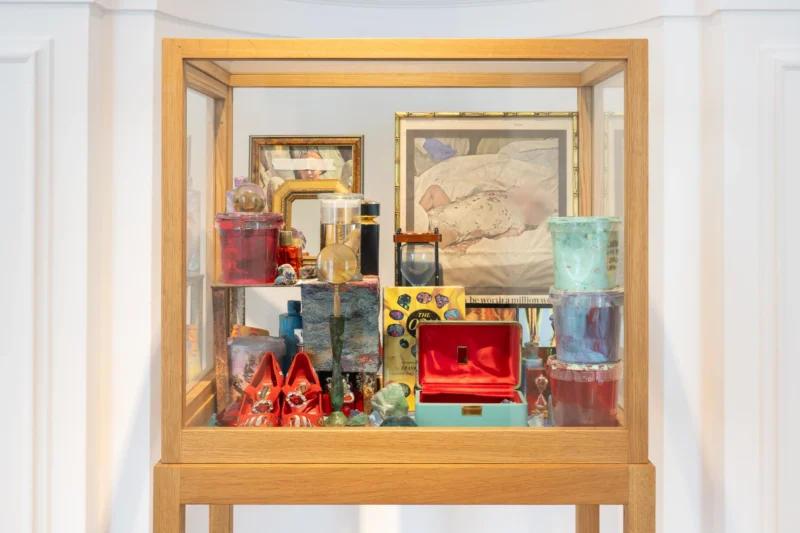 Installation shot from Mandy El-Sayegh: Jewel Tones, @ Thaddaeus Ropac