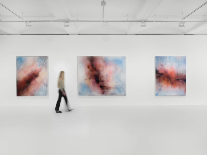 Installation shot from Oliver Beer: The Sky in the Cave, @ Thaddaeus Ropac