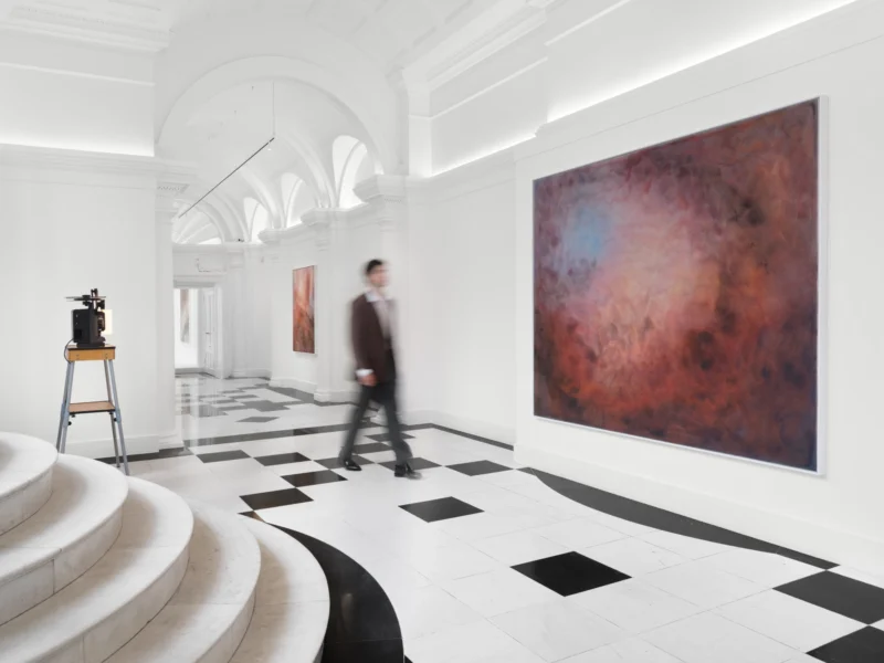 Installation shot from Oliver Beer: The Sky in the Cave, @ Thaddaeus Ropac