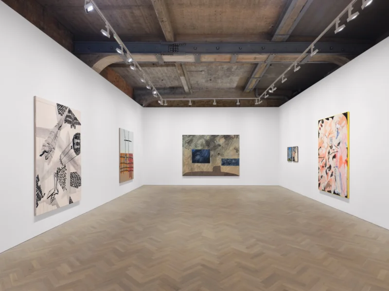 Installation shot from Caragh Thuring, @ Thomas Dane Gallery