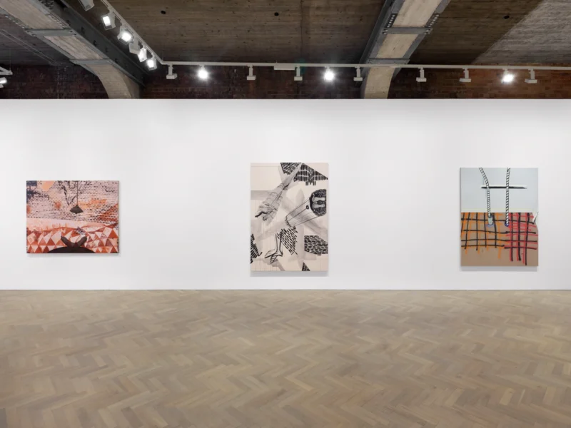 Installation shot from Caragh Thuring, @ Thomas Dane Gallery