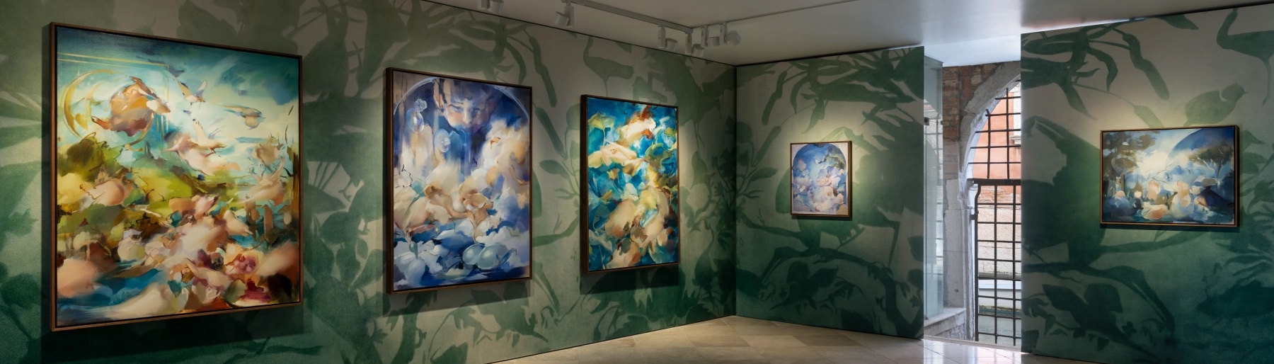 Image for our show of the day, Flora Yukhnovich: Egg, at Victoria Miro Venice
