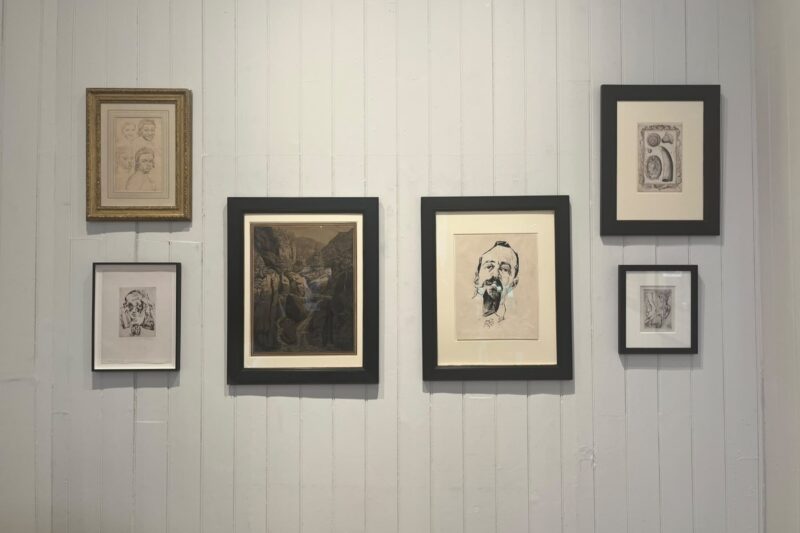 Installation shot from Prints and Drawings from the 16th to the 20th Century, @ Emanuel von Baeyer