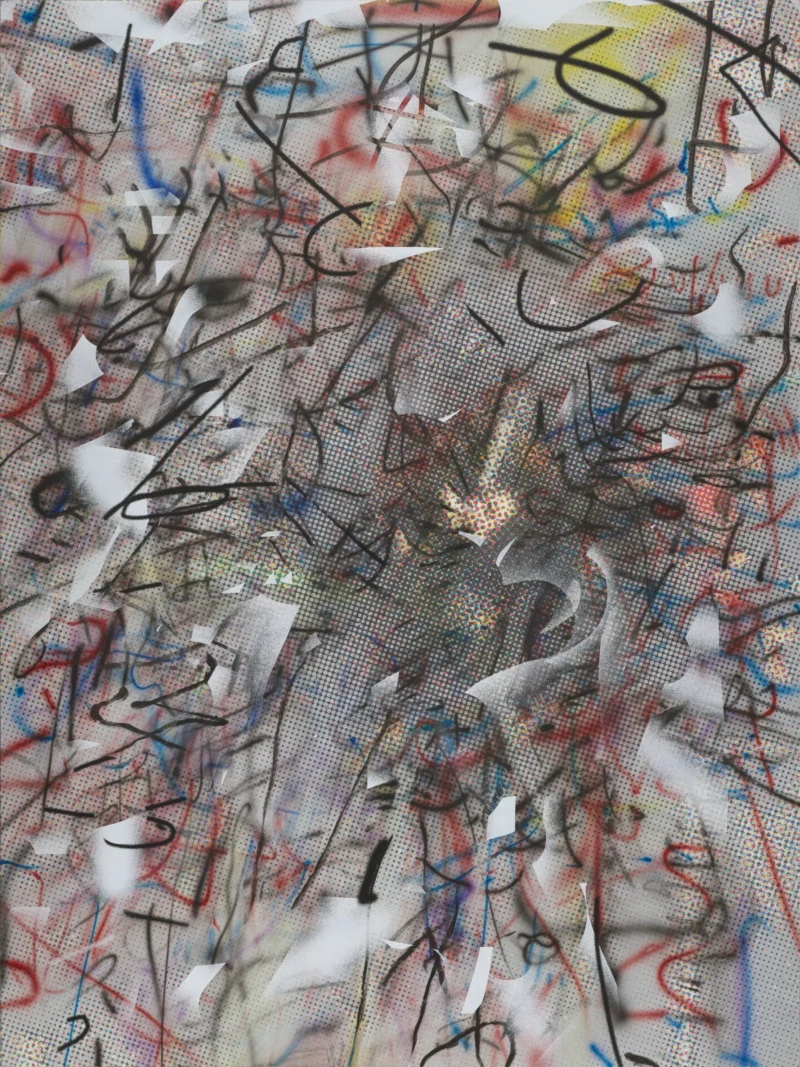 Julie Mehretu, When Angels Speak of Love (Barcelona), 2018