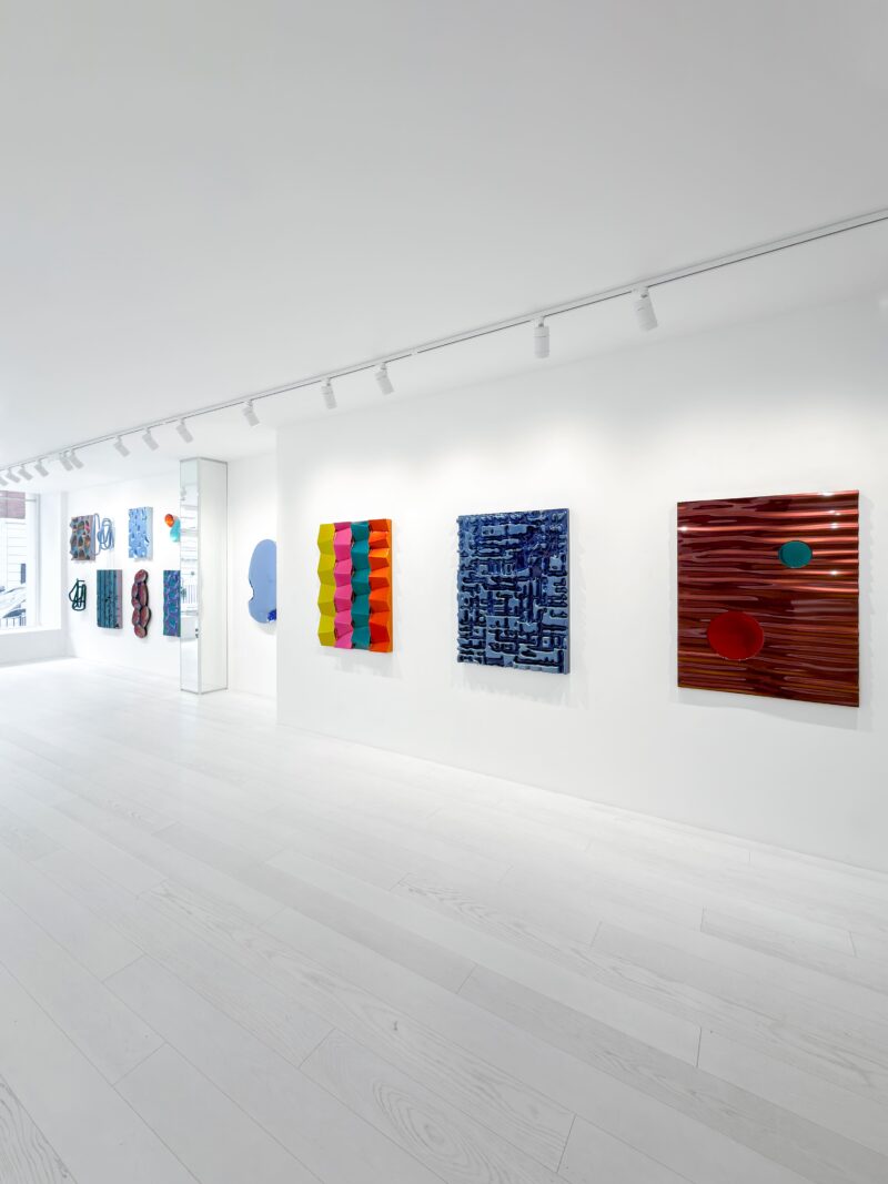 Installation shot from Willi Siber: Dimension V - Baroque Nature, @ Bluerider ART
