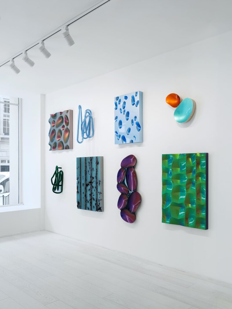 Installation shot from Willi Siber: Dimension V - Baroque Nature, @ Bluerider ART
