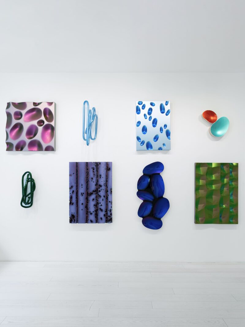 Installation shot from Willi Siber: Dimension V - Baroque Nature, @ Bluerider ART