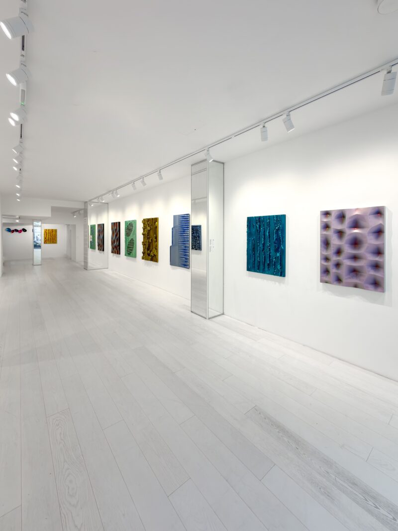 Installation shot from Willi Siber: Dimension V - Baroque Nature, @ Bluerider ART