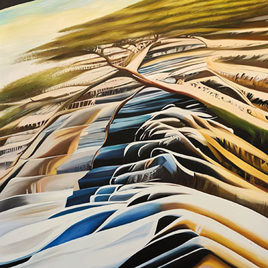 Image from Inner Landscapes: Liane Chu and Yehong Mao, at LATITUDE Gallery