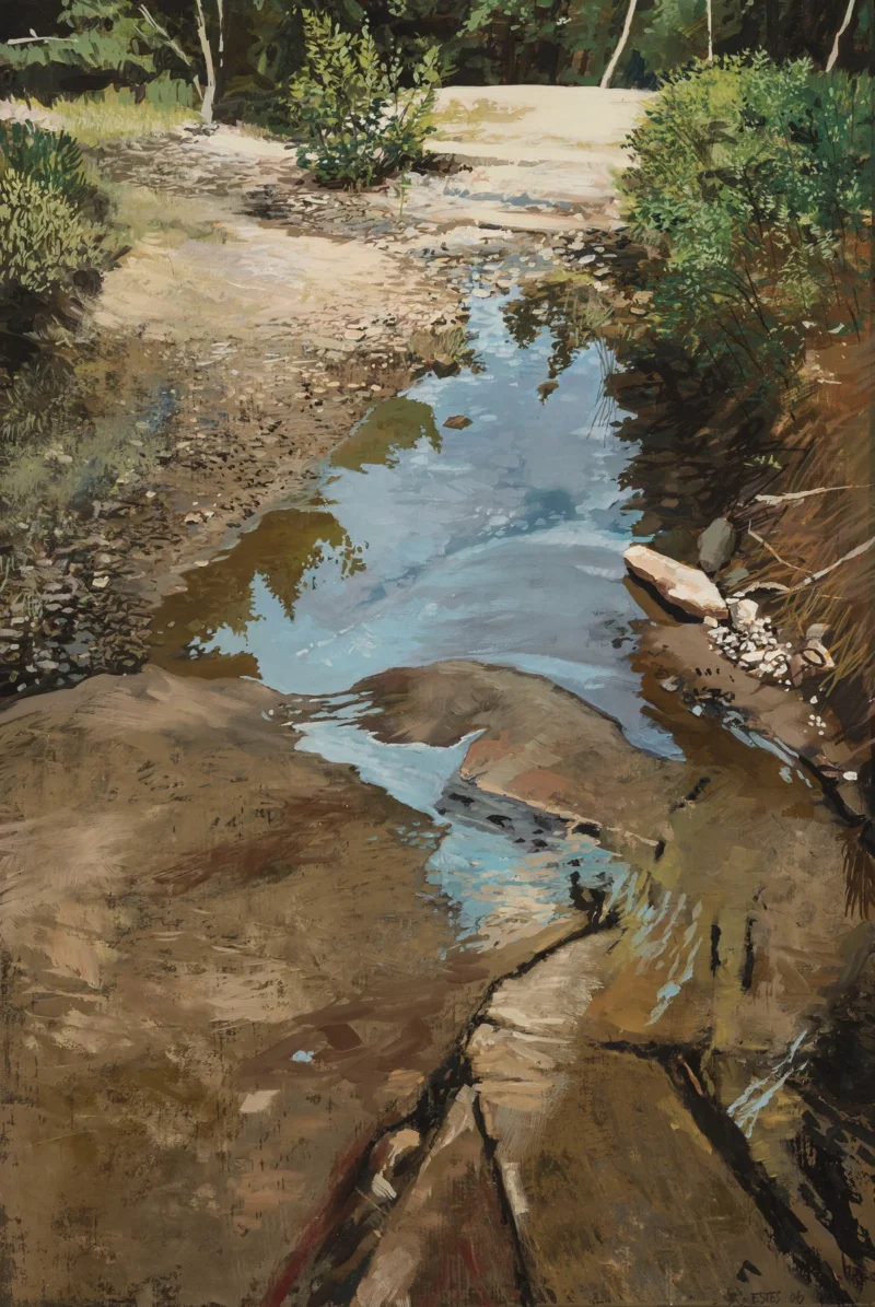 Richard Estes, A Trail in Acadia National Park, 2006