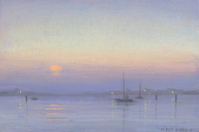 Mary Sipp Green, Lights Along the Harbor, 2016