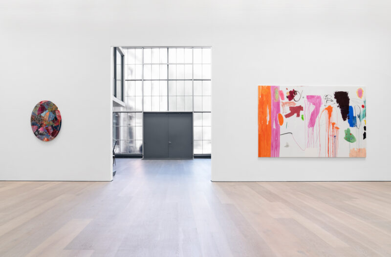 Installation shot from Gib mir das Sommerloch: Künstler der Galerie, @ Galerie Bärbel Grässlin