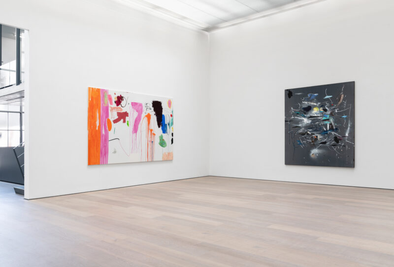 Installation shot from Gib mir das Sommerloch: Künstler der Galerie, @ Galerie Bärbel Grässlin