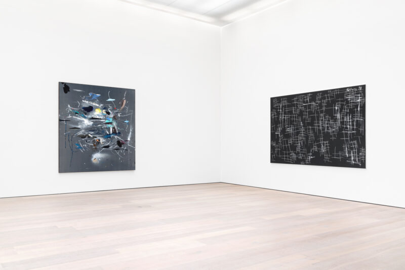 Installation shot from Gib mir das Sommerloch: Künstler der Galerie, @ Galerie Bärbel Grässlin