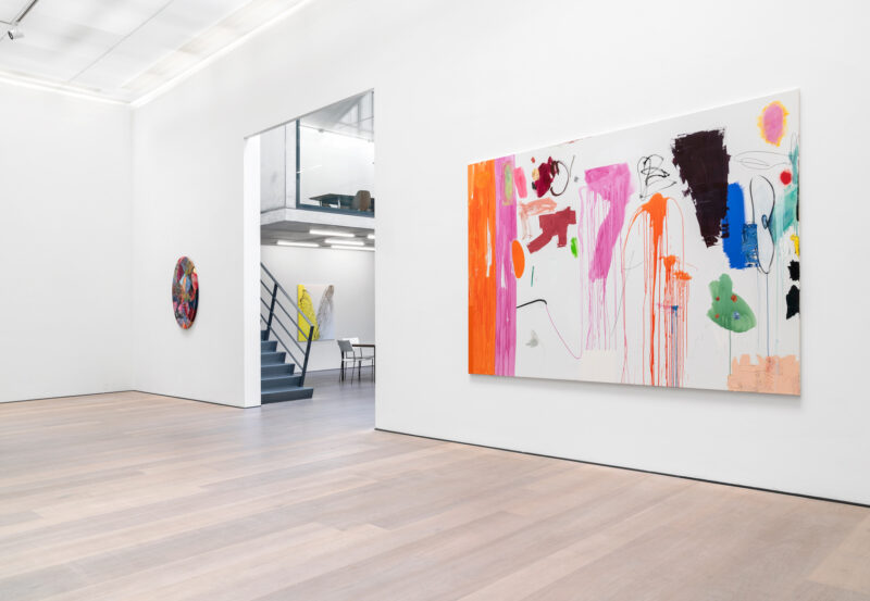 Installation shot from Gib mir das Sommerloch: Künstler der Galerie, @ Galerie Bärbel Grässlin