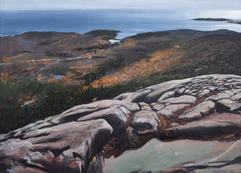 Richard Estes, View from Cadillac Mountain, 2020