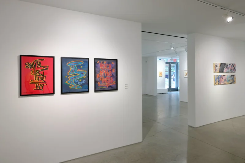 Installation shot from Style Continuation, @ ACA Galleries