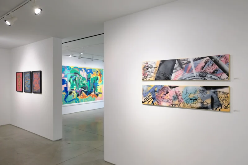 Installation shot from Style Continuation, @ ACA Galleries