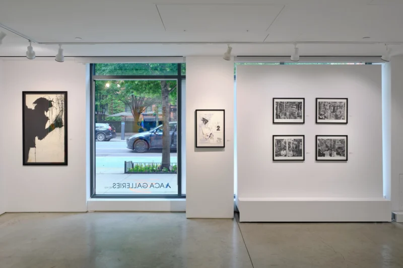 Installation shot from Style Continuation, @ ACA Galleries