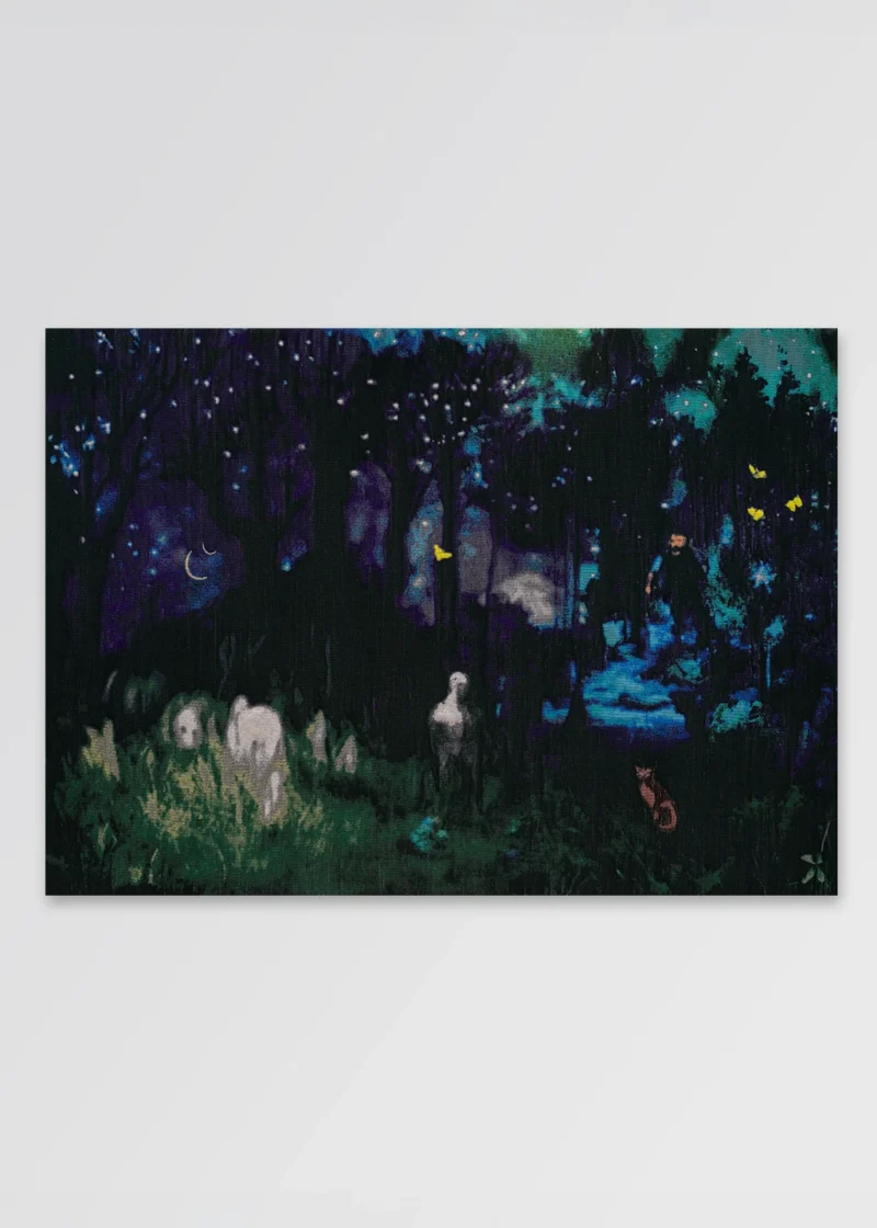 aurèce vettier, a family of seraphim encountered by a bearded man and a very intelligent black cat in the heart of an unsettling forest as the world enters into resonance, 2026