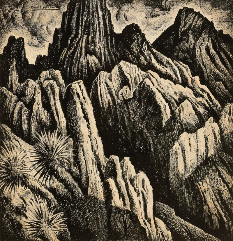 Alfredo Ramos Martínez, Cordillera Mexicana, 1934