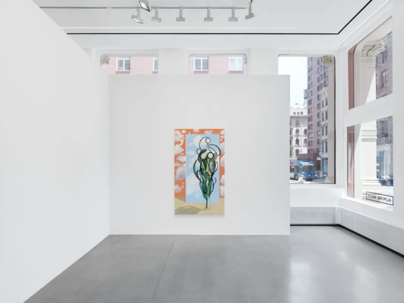 Installation shot from Farah Atassi: Metamorphosis, @ Almine Rech