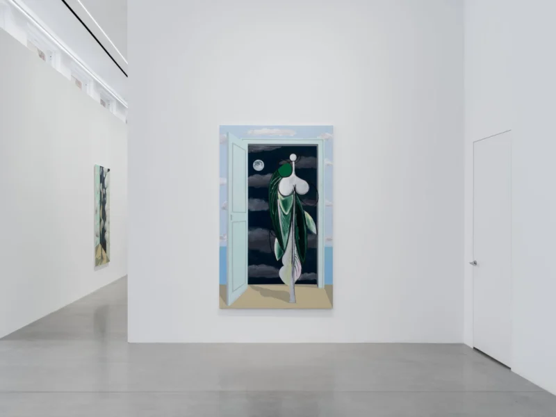 Installation shot from Farah Atassi: Metamorphosis, @ Almine Rech