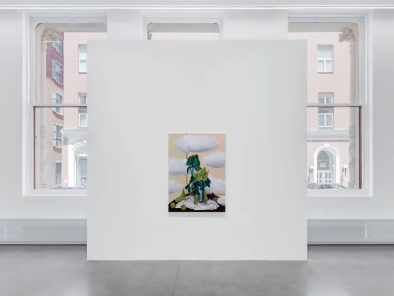 Installation shot from Farah Atassi: Metamorphosis, @ Almine Rech