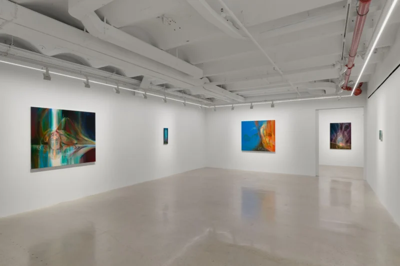 Installation shot from Haley Josephs: Love of Waters, @ Almine Rech