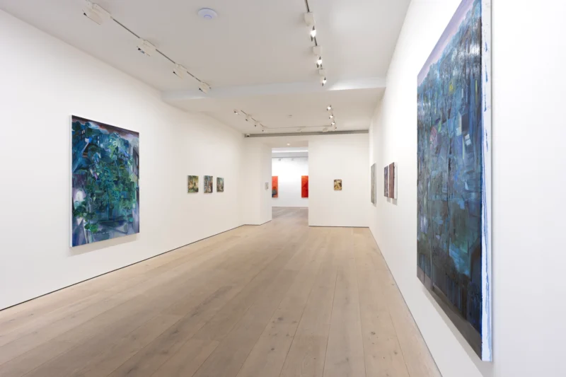 Installation shot from Vestiges, @ Annely Juda Fine Art