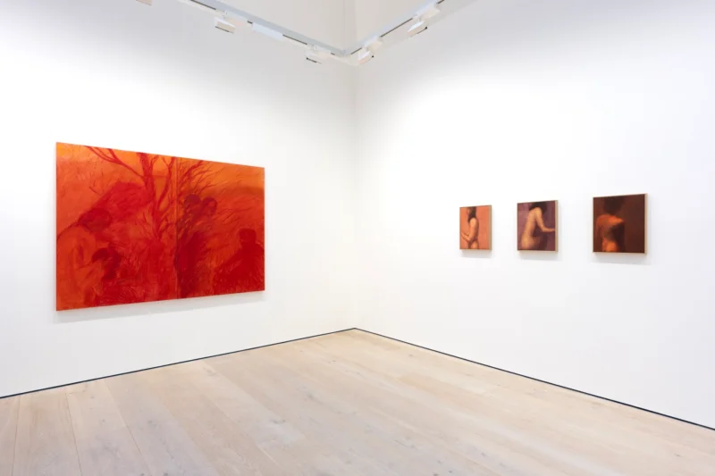 Installation shot from Vestiges, @ Annely Juda Fine Art