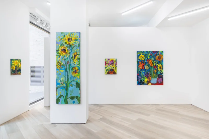 Installation shot from Andrew Salgado: Glory!, @ BEERS London