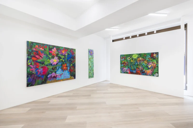 Installation shot from Andrew Salgado: Glory!, @ BEERS London
