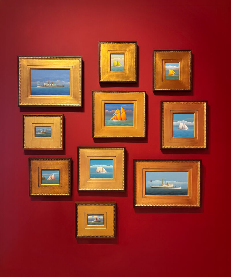 Installation shot from The Quiet Expanse, @ Findlay Galleries