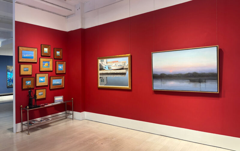 Installation shot from The Quiet Expanse, @ Findlay Galleries