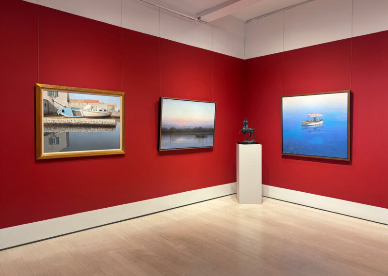 Installation shot from The Quiet Expanse, @ Findlay Galleries