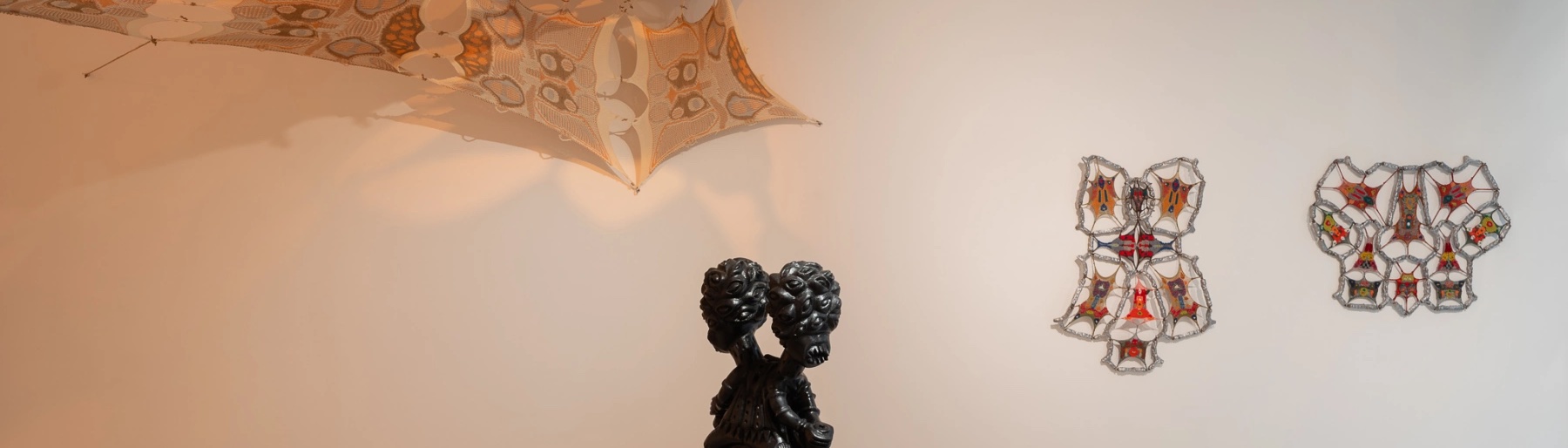 Image for our show of the day, Yussef Agbo-Ola: Inside the Waterfall, 12 Bones Birthed a Flower, at Baró Galeria
