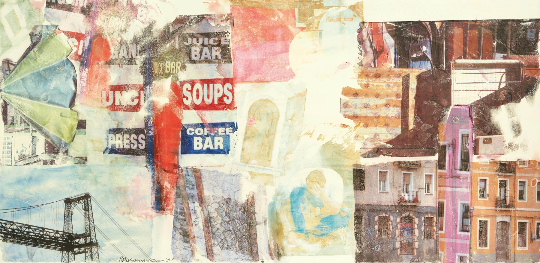 Image for Robert Rauschenberg: Crosstown at Galerie Bastian