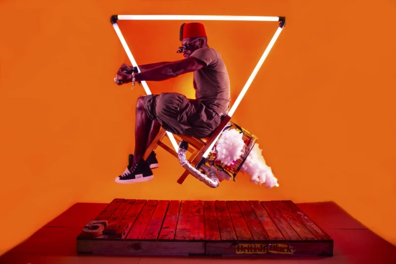 Benji Reid, Light Bike, 2021