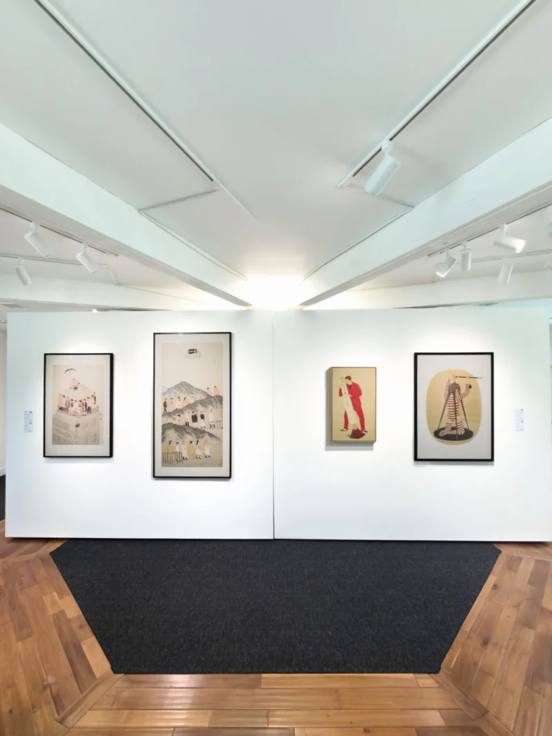 Installation shot from Ink Reborn - 7 Narratives of Contemporary Chinese Ink, @ Bluerider ART