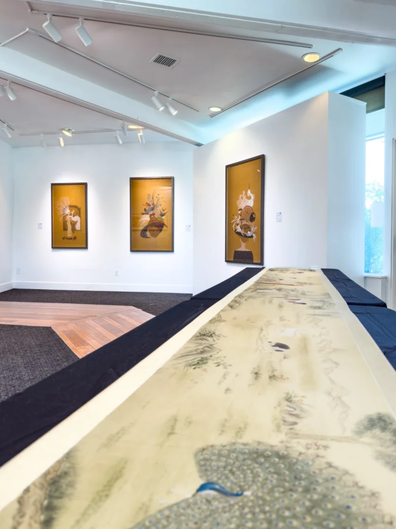 Installation shot from Ink Reborn - 7 Narratives of Contemporary Chinese Ink, @ Bluerider ART