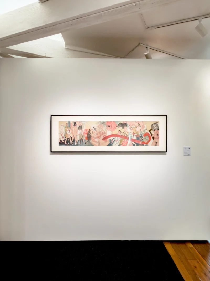 Installation shot from Ink Reborn - 7 Narratives of Contemporary Chinese Ink, @ Bluerider ART