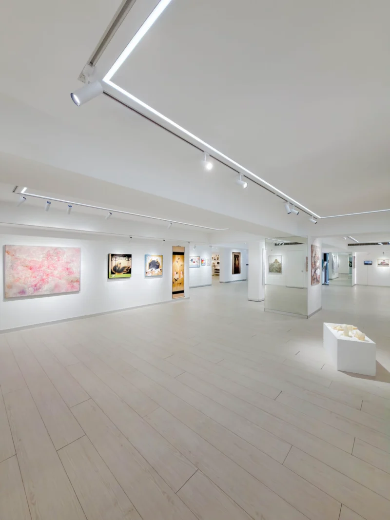 Installation shot from Song of Youth: Brushing the Sun, @ Bluerider ART
