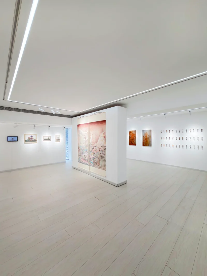 Installation shot from Song of Youth: Brushing the Sun, @ Bluerider ART
